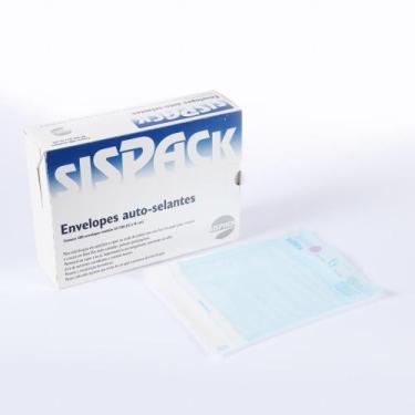 Imagem de Envelope Auto Selante P/ Autoclave 12cm x 16cm CX C/200 - Sispack