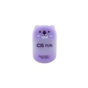 Imagem de Apontador com deposito cis borracha roxo - Cis Fun
