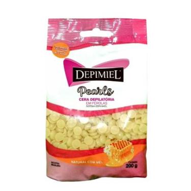 Imagem de Cera Depilatória em Pérolas Natural com Mel 200g - Depimiel 