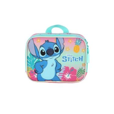 Imagem de Lancheira Térmica Stitch Rosa LA42383SC Luxcel