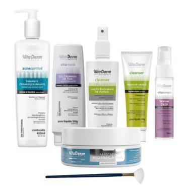 Imagem de Kit Limpeza Peles Mistas Completo Vita Derm