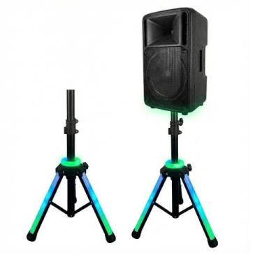 Imagem de Suporte Tripé Para Caixa De Som Reforçado RGB Premium Regulável Univer