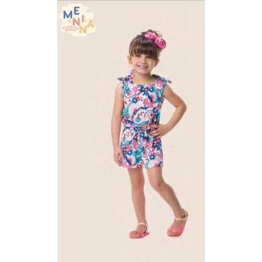 Imagem de Macaquinho Infantil Natureza Marlan - Marlan , Branco, 4 Anos 