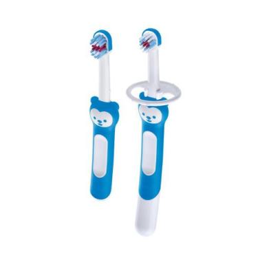 Imagem de Escova de dente Infantil Mam 2 unidades, Azul