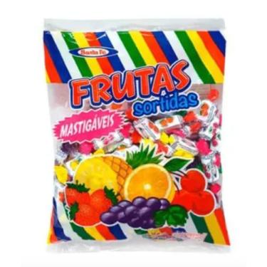 Imagem de Bala frutas sortidas mastigaveis santa fe 500 gr - Santa Fé