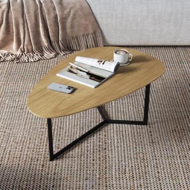 Imagem de Mesa de Centro Trento Organica 35cm x 90cm x 60cm Marrom - Previlege