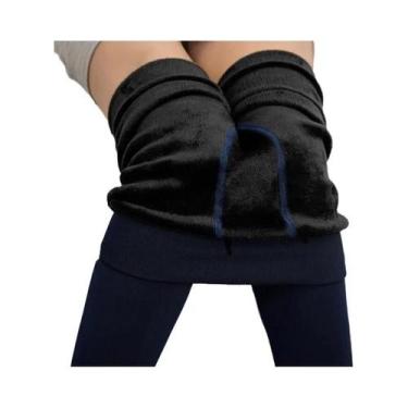 Imagem de Leggings Femininas De Cintura Alta Para Inverno, Quentes, Confortáveis