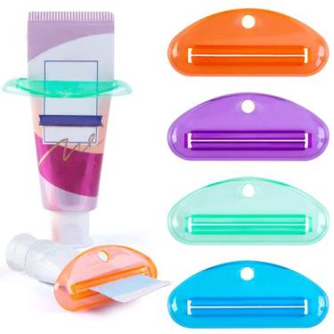 Imagem de Espremedor de Tubo de Creme Dental LOVEINUSA 4 Peças Cores Sortidas
