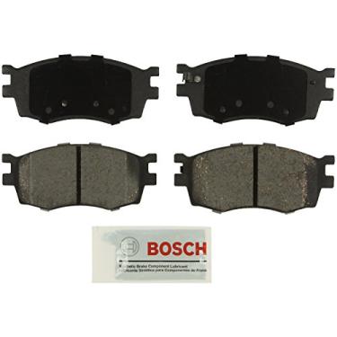 Imagem de BOSCH BE1156 Conjunto de pastilhas de freio a disco de cerâmica azul - compatível com Hyundai Accent; Kia Rio, Rio5; FRENTE