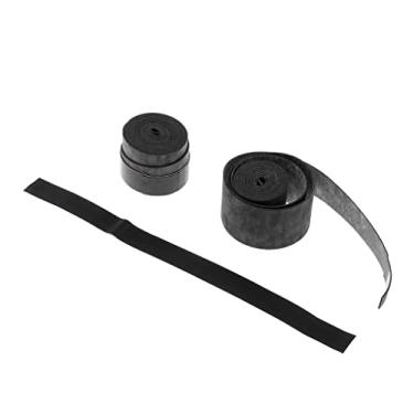 Imagem de Colaxi 2x Racquet Grip übergreifen para Tênis, Squash, Badminton, Tacos de Hóquei, de Pesca - 9 para Selecionar, Preto