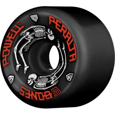 Imagem de Powell Peralta Rodas de skate G-Bones 64 mm 97a - Preto (pacote com 4)