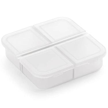 Imagem de Porta Comprimidos com 4 Divisórias TopGet (Branco)