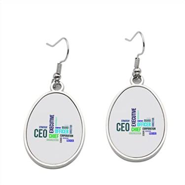 Imagem de Brinco Ceo Word Cloud – Brincos pendentes para meninas – Presente de festa de aniversário dos namorados, Metal, Sem pedras preciosas