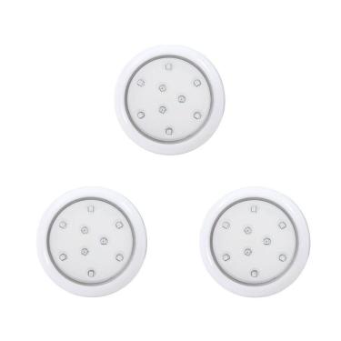 Imagem de Kit 3 Luminária De Piscina Led Branco 9W 125Mm Corpo Branco