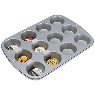 Imagem de Wilton Regular Muffin Pan 12 Cup Non Stick Steel