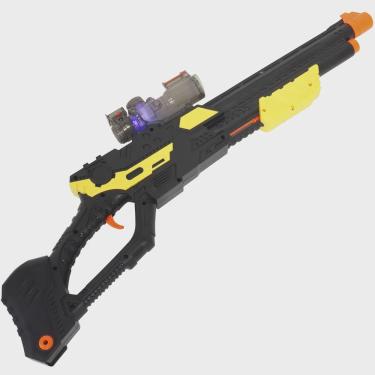 Pistola Tipo Nerf Mini Atiradora Azul 6 Dardos Hero Baby Style