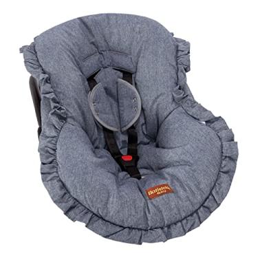 Imagem de Batistela Baby Capa Bebe Conforto Linho C/Protetor Cinto Jeans