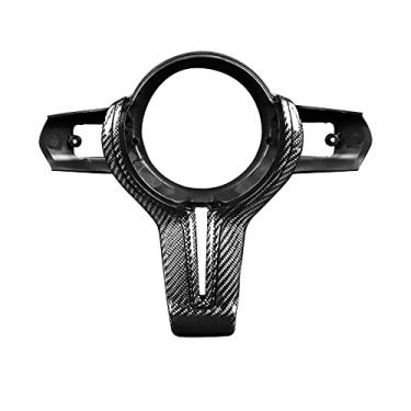 Imagem de FINMOKAL Acabamento de fibra de carbono de substituição de volante de carro M apto para BMW F80 F82 M3 M4