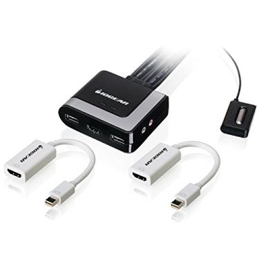 Imagem de IOGEAR Cabo HD de 2 portas KVM com adaptadores DisplayPort (GCS62HDPKIT), HDMI e Mini DisplayPort, 2-Port