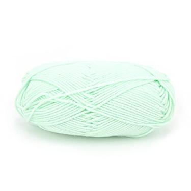 Imagem de Fio de crochê para a pele Babysoft fio de algodão lã de tricô fio de tecelagem fio de crochê para tricô DIY roupas infantis (verde)