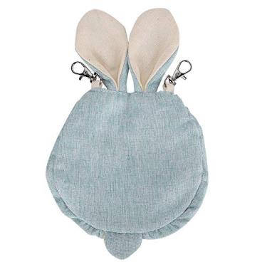 Imagem de Saco de dormir para hamsters bolsa em forma de orelha de coelho cama quente para animais de estima??o gaiola casa para hamster s¨ªrio planador de a?¨²car porco-espinho chinchilas (L)