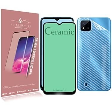 Imagem de Película Carbono + Pelicula De CERAMICA Compativel Realme C11 6.52 - Luiza Cell25