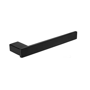 Imagem de Anel de toalha de ouro escovado montado na parede suporte de toalha redondo cabide acessórios de armazenamento cozinha banheiro acessórios preto fosco, anel de toalha A5 preto