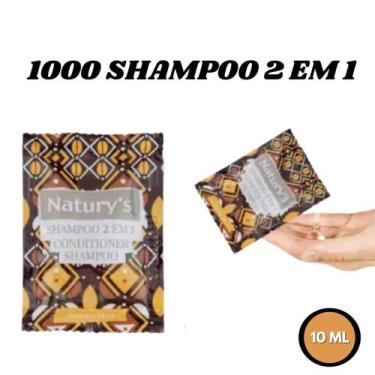Imagem de 1000 Sachê 10ml 2 Em 1 Shampoo Condicionador Floral Pousada - Naturys