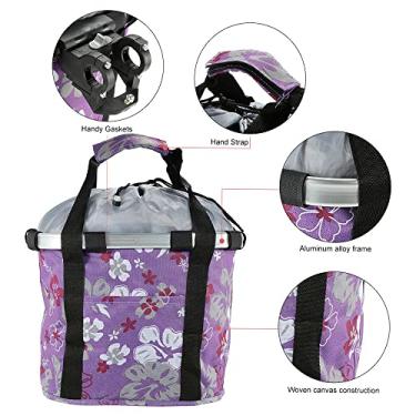 Imagem de Tingpai Ar o de Bicicleta Bicicleta frontal destacável Ciclo de lona Basket Carrier Bag Pet Carrier liga de alumínio Pet Carrier