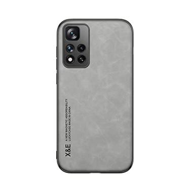 Imagem de Kepuch Silklike Capa para Redmi Note 11 Pro(China)/Note 11 Pro+,Poco X4 - Case Placa de Metal Embutida para Redmi Note 11 Pro(China)/Note 11 Pro+,Poco X4 - Cinza