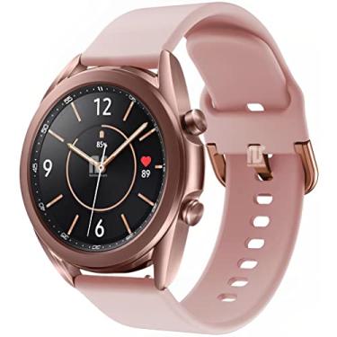 Imagem de Pulseira Sport NSmart compatível com Samsung Galaxy Watch3-41mm e 45mm - (41mm - Rose)