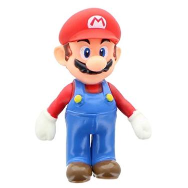 Imagem de Boneco Figura Personagem Super Mario Bros Luigi Yoshi Toad Game Brinquedo Princesa SNES NES
