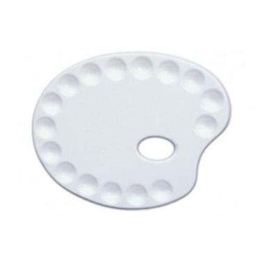 Imagem de Paleta Moldada em Poliestireno 32 x 25 cm, 16 Cavidades, Trident, 12418