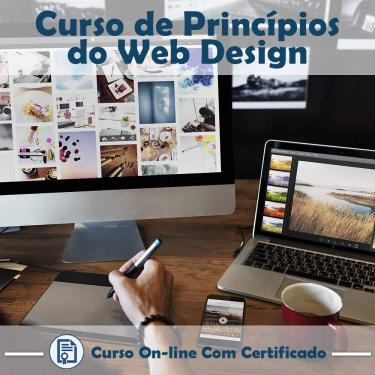 Imagem de Curso Online em videoaula de Princípios do Web Design com Certificado + 2 brindes