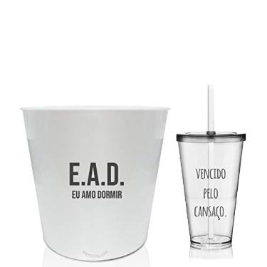 Imagem de Kit Balde de Pipoca e Copo Personalizados - EAD