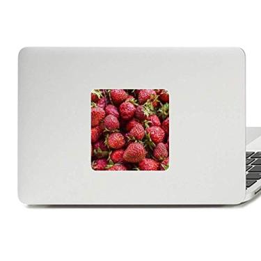 Imagem de Adesivo de vinil para laptop com imagem de frutas vermelhas e morango, decoração de policarbonato