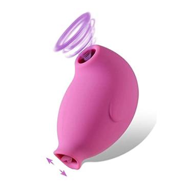 Imagem de Vibradores Feminino de Sucção Clitóris Língua 10 Velocidades Recarregável Estimulador Ponto G Zatla Shop (Lilás)
