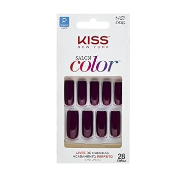 Imagem de KISS NEW YORK Unha Salon Color Curto Bonita Rosa