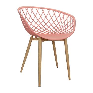 Imagem de Cadeira Poltrona Clarice Sidera Nest Web C/ Apoio De Braço - Rosa