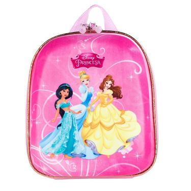 Imagem de Mochila Pequena Maxtoy 3D Princesas Rosa