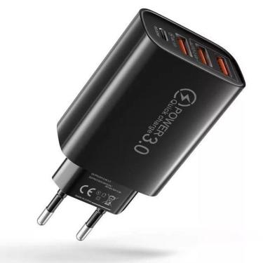Imagem de Carregador De Parede Portátil Turbo Fast 48W Usb Tipo-C