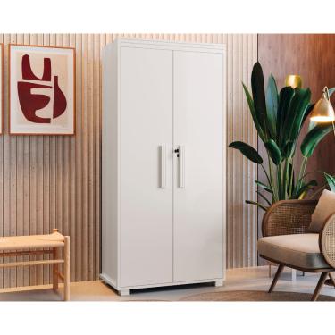 Imagem de Armário Multiuso ATENAS Com Chave 2 Portas Escritório e Lavanderia