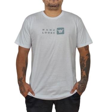 Imagem de Camiseta Hang Loose Silk Ecobasic Branco - Masculina