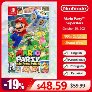 Imagem de Mario Party Superstars Nintendo Switch Jogos 100% original oficial jogo físico cartão festa gênero