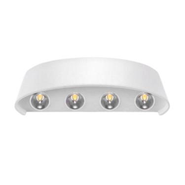 Imagem de Balizador Arandela Sobrepor 12W Branco Quente Com 8 Fachos