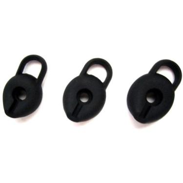 Imagem de Conjunto de 3 peças de fones de ouvido S M L compatíveis com fones de ouvido Blueant Q3 Q2 Q1 T1 Endure fone de ouvido sem fio gel com pontas de botões de gel