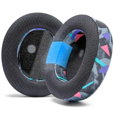 Imagem de WC Freeze Stealth Pro - Almofadas de gel refrescante para Turtle Beach Stealth Pro da Wicked Cushions - Aumente o conforto e a durabilidade para sessões de jogos superiores | Preto dos anos 90