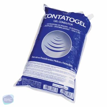 Imagem de Contato Gel Clinico Condutor Ultrassom Incolor 5kg Bag RMC Tens Fes
