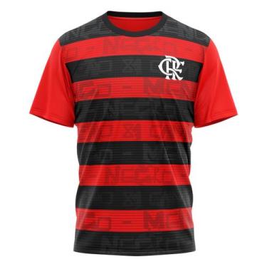 Imagem de Camiseta Braziline Shout Flamengo Masculino - Vermelho E Preto