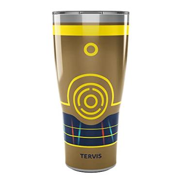 Imagem de Tervis Copo isolado Disney Star Wars C-3PO See Three Triple Walled, 850 g, aço inoxidável